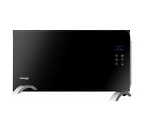 Convecteur en verre KS4010 avec fixation murale et télécommande, noir