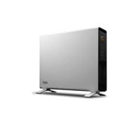 convecteur mobile avec 2 niveaux de puissance 800W 2000W blanc noir Delonghi Blanc