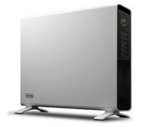 convecteur mobile avec 2 niveaux de puissance 800W 2000W blanc noir Delonghi Blanc