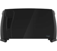 Convecteur mural vertical noir 2000 W silencieux