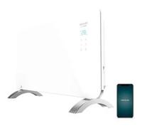 Convecteur verre Wi-Fi blanc 1500 W