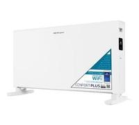 Convecteur Wifi Orbegozo REW 2050 - Contrôle intelligent depuis l'application - Puissance 2000 W - Minuterie 24H - Protection contre la surchauffe - Écran tactile LED - IP-24 pour utilisation dans les