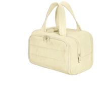 Convely Toiletry Bag, Convely 4-in-1 Puffy Multi-Functional Toiletry Bag, 4 in 1 Waterproof Travel Organizer for Women, Large Capacity with Compartments, with Handle (Yellow)