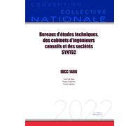Convention Collective Nationale Bureaux d'études techniques, cabinets d'ingénieurs-conseils et sociétés de conseils IDCC 1486: SYNTEC