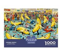Convention de Costumes de Banane Puzzle en Bois Imperméable Puzzles De 1000 Pièces pour Adultes Cadeaux Défi Et Casse-tête Jeux Éducatifs
