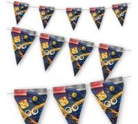 CONVER PARTY, BANDERIN POLICE PARTY, Fanions de fête, guirlande de fanions, décoration d'anniversaire