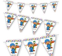 CONVER PARTY - Fanion Pocoyo - Décoration Anniversaire - Fête, Fête et Anniversaire - 1 Unités - 3 M