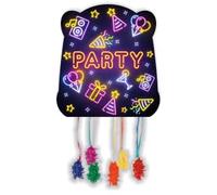 CONVER PARTY Piñata Glow Party - Articles pour fêtes - fêtes d'enfants, anniversaires et célébrations - Décoration de 30 cm