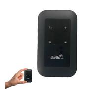 Convergek All-Network Portable WiFi, Wireless Routers Mobile Network Hotspot | Power on and Use, Travel Router Pocket Wi-Fi for Travel, Business (Black)