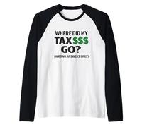 Conversation Amusante Anti-fraude pour débutant Blague Saison fiscale Humour Manche Raglan