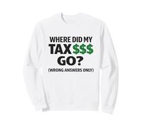 Conversation Amusante Anti-fraude pour débutant Blague Saison fiscale Humour Sweatshirt