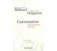 Conversation: Correspondance 1918-1974