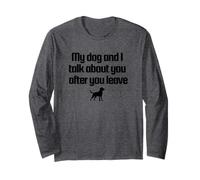 Conversation with my dog design Manche Longue
