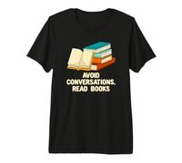 Conversations Read Books Citation d'introduction T-Shirt Haut de Gamme