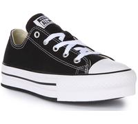 Converse Baskets Chuck Taylor All Star EVA Lift Canvas Plateforme Noir/Blanc Garçon 39 EU