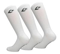 Converse 3 Paires Chaussettes Classiques Star Chevron - Longueur Mi-Mollet - Homme (Blanc, 39-46)