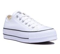 Converse 560251C Con Ct As Lift Ox Femmes Trainer En Blanc Noir UK 2 - 9