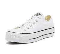Converse Chaussures 560251C Espadrilles plateforme basses blanches à lacets 35