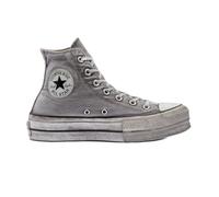 CONVERSE Femme Chuck Taylor All Star Hi Lift Canvas LTD Sneaker, Gray/Gray/White, 37 EU