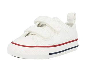 Converse 769029C_20, Plimsolls Mixte bébé, Blanc/Garnet/Navy
