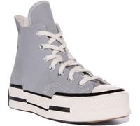 CONVERSE A00741C Chuck 70 Grande Montante à Lacets Baskets Unisexe Gris UK 3 -