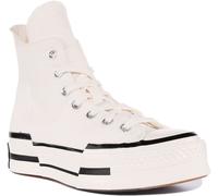 Converse A00915C Chuck 70s Plus Hi Lacé En Crème Unisexe Taille 3 - 12