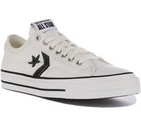 Converse A01608C Joueur 76 Vintage Chevron Unisexe Baskets Blanc Noir UK 7 - 11