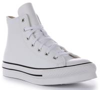 Converse A02486C CT Lift Hi Junior Filles Trainer En Blanc Mono UK 3 - 7