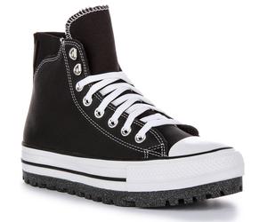 CONVERSE A04480C Tout Étoile Ville Trek Imperméable Bottine Noire Blanc UK 5 -