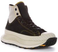 Converse A04522C Chuck Lacets Unisexe Baskets Toile Noir Jaune UK 6 - 9