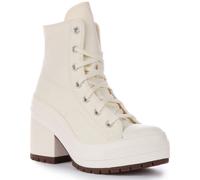 CONVERSE A05348C Chuck 70 de Luxe Egret Hi Bottes Talon Blanc Femmes UK 3 - 8