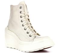 Converse A06479C Hi Lacets Wedge Femmes Trainer En Blanc EU 36-42