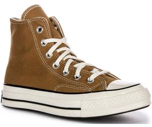 Converse A08616C Chuck 70 Vintage Hi Lace Up Hommes Trainer En Tan EU 40-48