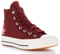 Converse A09164C Chuck 70 Hi Scribble Logo Bottes Femmes Bordeaux EU37-41