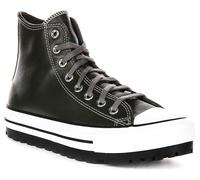 Converse A09489C Hi Chuck All Star Unisexe Baskets En Vert Foncé UK 6 - 11