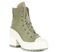 Converse A10378C Chuck 70 De Luxe Talon Cuir Bottes Femmes En Pierre UK 3 - 8