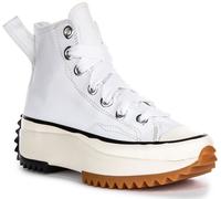 CONVERSE A10421C Courir Étoile Hike Hi Plateforme Unisexe Basket Rouge Blanc UK