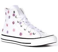 Converse A11781C Ct En Brodé Baskets Junior En Blanc Violet UK 3 - 7