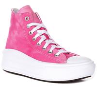 Converse A11817C Ct As Move Plateforme Filles Baskets En Rose Et Blanc EU 36-41