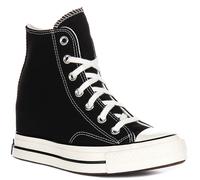 Converse A12562C Chuck Hi 70 Wedge Platform Femmes Trainer En Blanc EU 36-42