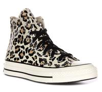 Converse A13436C Chuck Dark Leo Hi Canvas Femmes Trainer En Léopard EU37-41