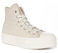 Converse A13523C Ct As Lift Platform Femme Baskets En Blanc Cassé UK 3 - 8