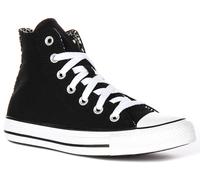 Converse A14940C Ct As Lift Hi Léopard Unisexe Baskets En Noir Et Blanc UK 3 - 7