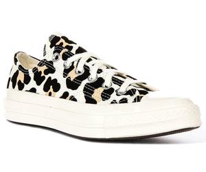 Converse A14946C Chuck 70 Bas Léopard Femmes Baskets En Noir Beige EU 36-42