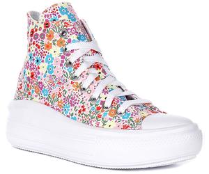 Converse A14968C Ct As Move Platform Mini Baskets Femmes En Fleurs EU 36-41