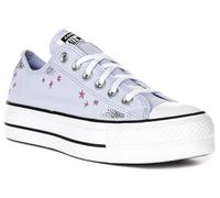 Converse A15004C Ct Lift Céleste Plateforme Femmes Baskets En Lilas UK 3 - 7