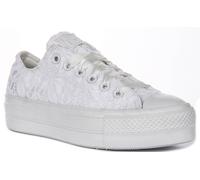 Converse A15005C CT Comme Ox Crochet Étoile Lacet Femmes Baskets en Blanc 3 - 7