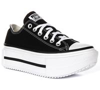 Converse A15490C CT Comme Ascenceur Double Pile Femmes Baskets Noir Blanc UK 3 -