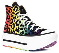 Converse A15782C Ct Lift Double Plateforme Femme En Multi Couleur UK 3 - 8