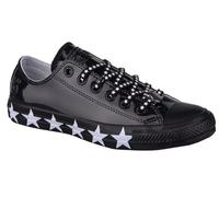 Converse, ALL Star Ctas Ox, Miley Cyrus Chuck Taylor, Chaussures Baskets Mode Casual, Black Patent, 36.5 EU